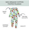 imageHonestBaby Unisex Baby 100 Organic Cotton Celebration NonSlip Footed OnePiece Sleeper ZipFront PajamasEggcellent Player