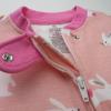 imageHonestBaby Unisex Baby 100 Organic Cotton Celebration NonSlip Footed OnePiece Sleeper ZipFront PajamasHop