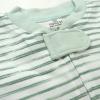 imageHonestBaby Unisex Baby 100 Organic Cotton Celebration NonSlip Footed OnePiece Sleeper ZipFront PajamasJumbo Leaf Sage