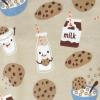 imageHonestBaby Unisex Baby 100 Organic Cotton Celebration NonSlip Footed OnePiece Sleeper ZipFront PajamasMilk N Cookies