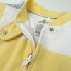 imageHonestBaby Unisex Baby 100 Organic Cotton Celebration NonSlip Footed OnePiece Sleeper ZipFront PajamasSweet Banana