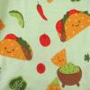 imageHonestBaby Unisex Baby 100 Organic Cotton Celebration NonSlip Footed OnePiece Sleeper ZipFront PajamasTaco Time