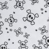 imageHonestBaby Unisex Baby 100 Organic Cotton Celebration NonSlip Footed OnePiece Sleeper ZipFront PajamasTossed Skulls
