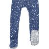 imageHonestBaby Unisex Baby 100 Organic Cotton Celebration NonSlip Footed OnePiece Sleeper ZipFront PajamasTwinkle Star Navy