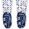 imageHonestBaby Unisex Baby 100 Organic Cotton Celebration NonSlip Footed OnePiece Sleeper ZipFront PajamasTwinkle Star Navy