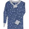 imageHonestBaby Unisex Baby 100 Organic Cotton Celebration NonSlip Footed OnePiece Sleeper ZipFront PajamasTwinkle Star Navy