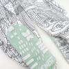 imageHonestBaby Unisex Baby 100 Organic Cotton Classics NonSlip Footed OnePiece Sleeper ZipFront PajamasCityscape Ny