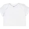 imageHonestBaby 10Pack Short Sleeve Bodysuits OnePiece 100 Organic Cotton for Infant Baby Boys Girls Unisex Bright White 69 Months