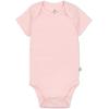 imageHonestBaby 5pack Short Sleeve Bodysuits Onepiece 100 Organic Cotton for Infant Baby GirlsPink Sands