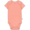 imageHonestBaby 5pack Short Sleeve Bodysuits Onepiece 100 Organic Cotton for Infant Baby GirlsPink Sands