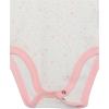 imageHonestBaby 5pack Short Sleeve Bodysuits Onepiece 100 Organic Cotton for Infant Baby GirlsTwinkle Star Pink