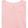 imageHonestBaby 5pack Short Sleeve Bodysuits Onepiece 100 Organic Cotton for Infant Baby GirlsTwinkle Star Pink