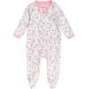 imageHonestBaby Baby Girls 2Pack Sleep and Play Footed Pajamas OnePiece Sleeper Jumpsuit Zipfront Pjs Organic Cotton2pack Tutucute