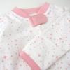 imageHonestBaby Baby Girls 2Pack Sleep and Play Footed Pajamas OnePiece Sleeper Jumpsuit Zipfront Pjs Organic Cotton2pack Twinkle Star WhitePink