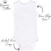 imageHonestBaby Multipack Sleeveless and Cami Bodysuits OnePiece 100 Organic Cotton for Infant Baby Boys Girls Unisex10pack Bright White