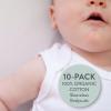 imageHonestBaby Multipack Sleeveless and Cami Bodysuits OnePiece 100 Organic Cotton for Infant Baby Boys Girls Unisex10pack Honestly Pure White
