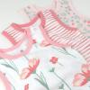 imageHonestBaby Multipack Sleeveless and Cami Bodysuits OnePiece 100 Organic Cotton for Infant Baby Boys Girls Unisex3pack Strawberry Pink Floral