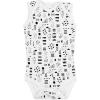 imageHonestBaby Multipack Sleeveless and Cami Bodysuits OnePiece 100 Organic Cotton for Infant Baby Boys Girls Unisex4pack Pattern Play