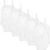 imageHonestBaby Baby OnePiece 100 Organic Cotton Sleeveless and Cami Bodysuits Multipack Legacy5pack Bright White