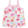 imageHonestBaby 5Pack Cami Tops Sleeveless TShirts 100 Organic Cotton for Infant and Toddler Baby Girls5pack Rose Blossom