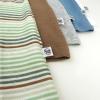 imageHonestBaby Multipack Long Sleeve Tshirts Tee 100 Organic Cotton Baby Toddler Kids Boys Girls5pack Drifting Stripe Sage