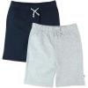 imageHonestBaby unisexbaby Multipack Shorts 100 Organic Cotton for Infant Baby and Toddler Boys GirlsNavy 2pack