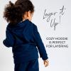 imageHonestBaby Multipack Pullover Hoodie Sweatshirt Jogger Sweatpant Sets Organic Cotton Baby Toddler Boys Girls UnisexDress Blues 2pack