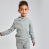 imageHonestBaby Multipack Pullover Hoodie Sweatshirt Jogger Sweatpant Sets Organic Cotton Baby Toddler Boys Girls UnisexHeather Grey 2pack