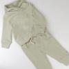 imageHonestBaby Multipack Pullover Hoodie Sweatshirt Jogger Sweatpant Sets Organic Cotton Baby Toddler Boys Girls UnisexKhaki 2pack