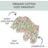 imageHonestBaby Multipack Pullover Hoodie Sweatshirt Jogger Sweatpant Sets Organic Cotton Baby Toddler Boys Girls UnisexScottish Ivy 2pack