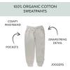 imageHonestBaby Multipack Pullover Hoodie Sweatshirt Jogger Sweatpant Sets Organic Cotton Baby Toddler Boys Girls UnisexTan