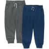 imageHonestBaby Multipack Pullover Hoodie Sweatshirt Jogger Sweatpant Sets Organic Cotton Baby Toddler Boys Girls UnisexNavy 2pack