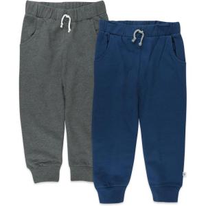 imageHonestBaby Multipack Pullover Hoodie Sweatshirt Jogger Sweatpant Sets Organic Cotton Baby Toddler Boys Girls UnisexNavy 2pack
