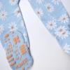imageHonestBaby Baby Girls 100 Organic Cotton NonSlip Footed OnePiece ZipFront PajamasDaisy Daze
