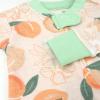 imageHonestBaby Baby Girls 100 Organic Cotton NonSlip Footed OnePiece ZipFront PajamasJust Peachy