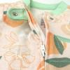 imageHonestBaby Baby Girls 100 Organic Cotton NonSlip Footed OnePiece ZipFront PajamasJust Peachy