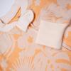 imageHonestBaby Baby Girls 100 Organic Cotton NonSlip Footed OnePiece ZipFront PajamasTropic Shadow Peach
