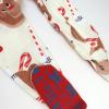 imageHonestBaby Baby 100 Organic Cotton Holiday NonSlip Footed OnePiece ZipFront PajamasBreakfast Deer