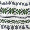 imageHonestBaby Baby 100 Organic Cotton Holiday NonSlip Footed OnePiece ZipFront PajamasFair Isle Green