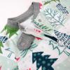 imageHonestBaby Baby 100 Organic Cotton Holiday NonSlip Footed OnePiece ZipFront PajamasFeelin Pine