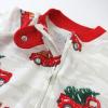 imageHonestBaby Baby 100 Organic Cotton Holiday NonSlip Footed OnePiece ZipFront PajamasGetting the Tree