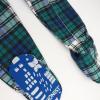 imageHonestBaby Baby 100 Organic Cotton Holiday NonSlip Footed OnePiece ZipFront PajamasGordon Plaid
