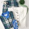 imageHonestBaby Baby 100 Organic Cotton Holiday NonSlip Footed OnePiece ZipFront PajamasGordon Plaid