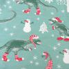 imageHonestBaby Baby 100 Organic Cotton Holiday NonSlip Footed OnePiece ZipFront PajamasHoliday Dino