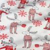 imageHonestBaby Baby 100 Organic Cotton Holiday NonSlip Footed OnePiece ZipFront PajamasMoose N Mugs