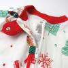 imageHonestBaby Baby 100 Organic Cotton Holiday NonSlip Footed OnePiece ZipFront PajamasMoose Skate