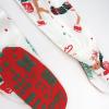 imageHonestBaby Baby 100 Organic Cotton Holiday NonSlip Footed OnePiece ZipFront PajamasMoose Skate