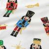 imageHonestBaby Baby 100 Organic Cotton Holiday NonSlip Footed OnePiece ZipFront PajamasNutcracker