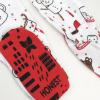imageHonestBaby Baby 100 Organic Cotton Holiday NonSlip Footed OnePiece ZipFront PajamasOoie Gooie Holiday
