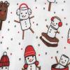 imageHonestBaby Baby 100 Organic Cotton Holiday NonSlip Footed OnePiece ZipFront PajamasOoie Gooie Holiday